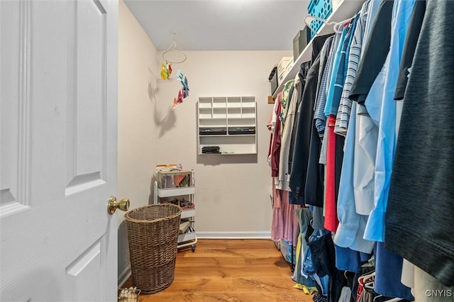 37 Augustus St, Auburn, NY 13021 - walk in closet featuring wood finished floors