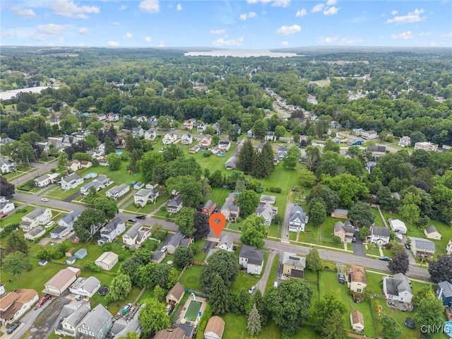37 Augustus St, Auburn, NY 13021 - aerial view of property's location with nearby suburban area