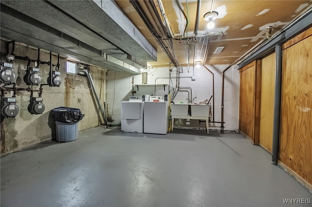 145 Charter Oaks Dr Unit 2, Amherst, NY 14228 - basement with washer and dryer and gas meter