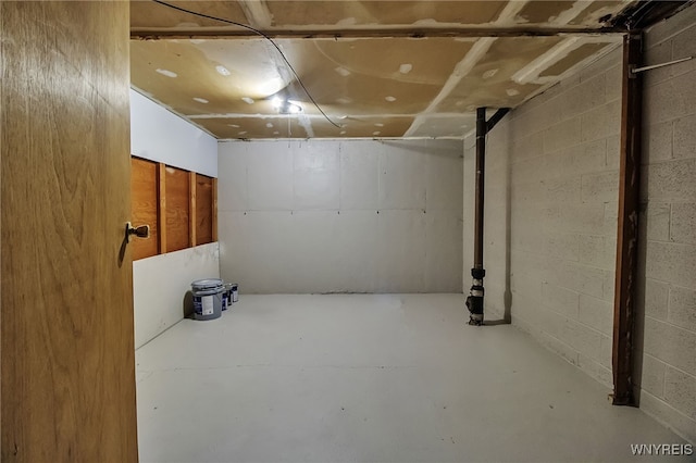 145 Charter Oaks Dr Unit 2, Amherst, NY 14228 - unfinished below grade area featuring concrete block wall