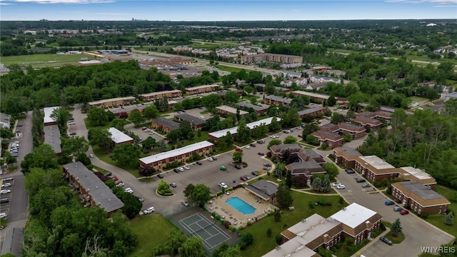 145 Charter Oaks Dr Unit 2, Amherst, NY 14228 - aerial overview of property's location with a pool
