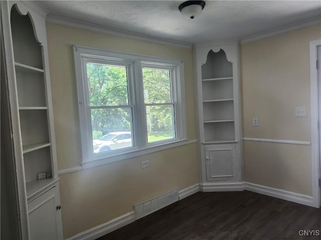 127 Austin Ave, Syracuse, NY 13207 - empty room with dark wood finished floors and crown molding