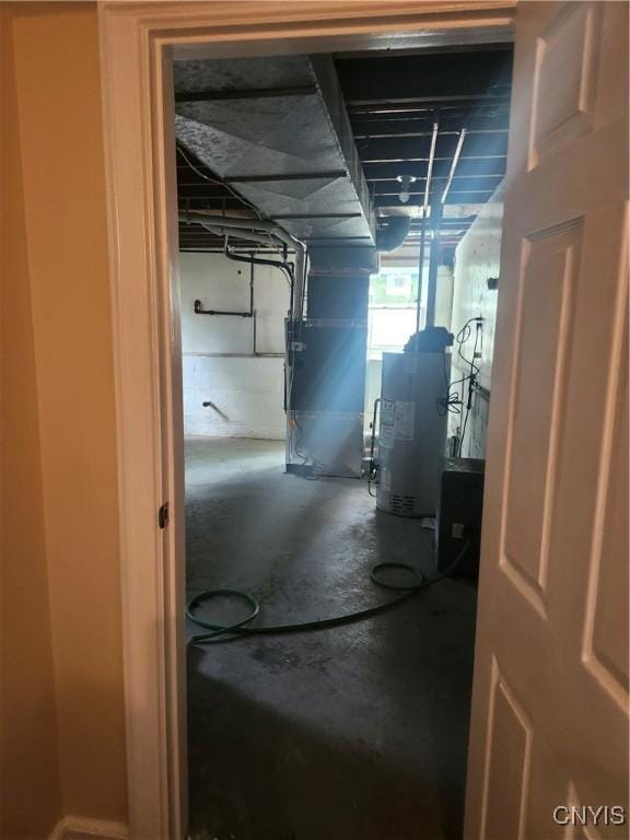 127 Austin Ave, Syracuse, NY 13207 - garage with water heater and heating unit