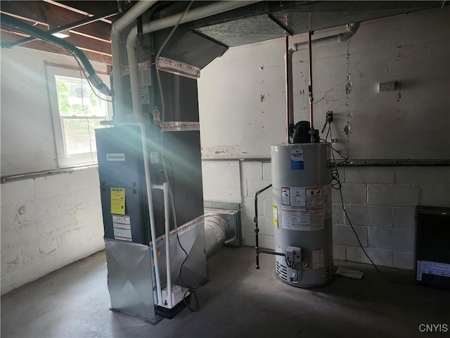 127 Austin Ave, Syracuse, NY 13207 - utilities with gas water heater and heating unit