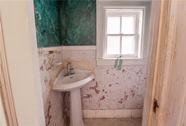 27 E Main St, Sodus, NY 14551 - bathroom featuring tile patterned flooring