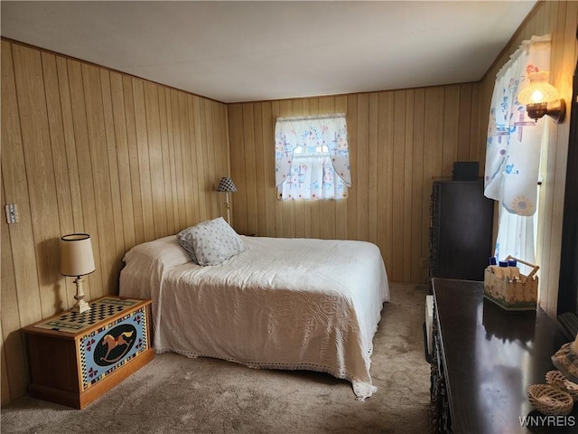 123 Roseland Ave, Ridgeway, NY 14103 - bedroom with carpet and wooden walls