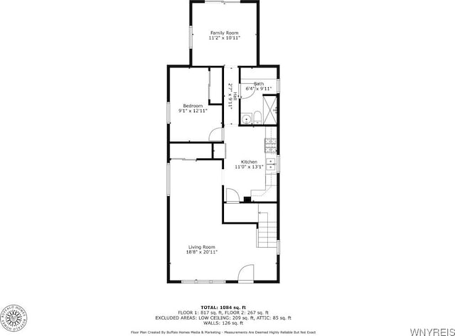 101 Barnsdale Ave, West Seneca, NY 14224 - view of floor plan / room layout