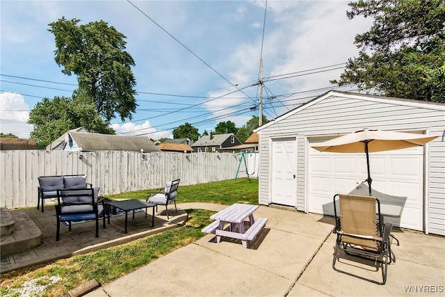 101 Barnsdale Ave, West Seneca, NY 14224 - view of patio featuring an outbuilding