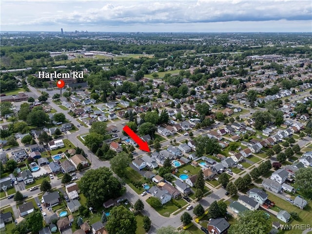 101 Barnsdale Ave, West Seneca, NY 14224 - aerial view of property's location