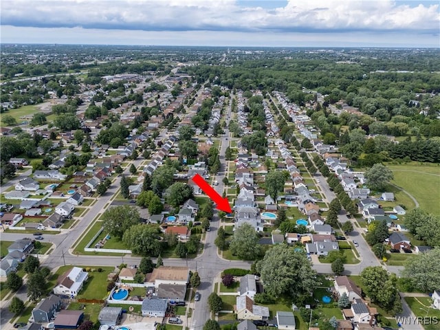 101 Barnsdale Ave, West Seneca, NY 14224 - aerial view of property's location featuring nearby suburban area