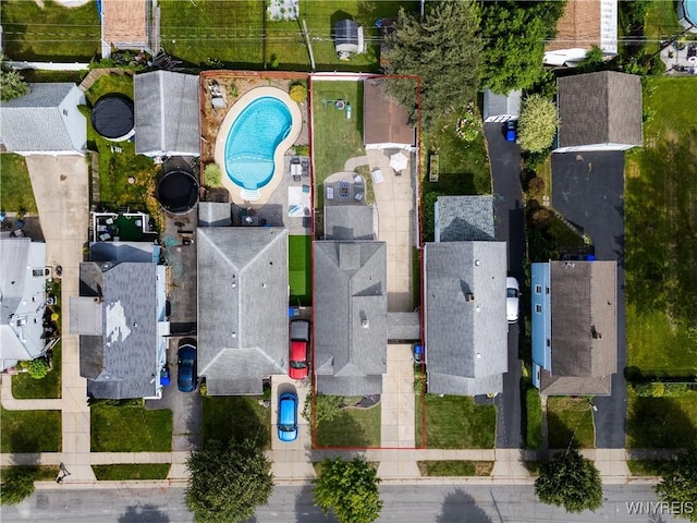 101 Barnsdale Ave, West Seneca, NY 14224 - aerial view of a pool