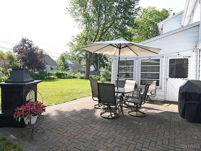 149 Ava Ln, Amherst, NY 14221 - view of patio with a grill and outdoor dining space