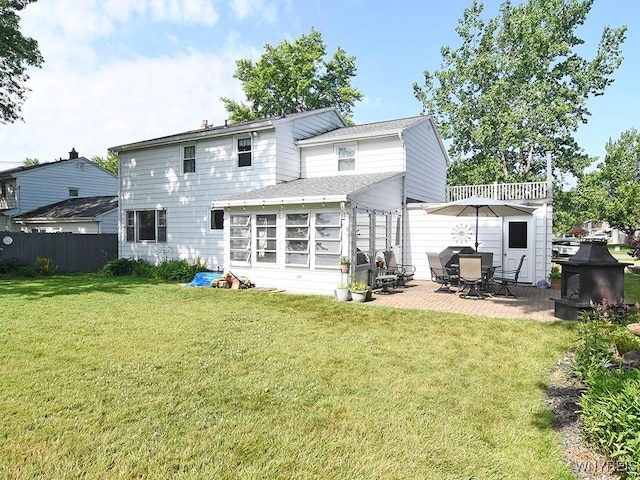 149 Ava Ln, Amherst, NY 14221 - back of house featuring a patio