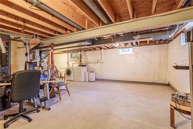 15 Chesapeake Lndg, Henrietta, NY 14586 - basement featuring washer and clothes dryer