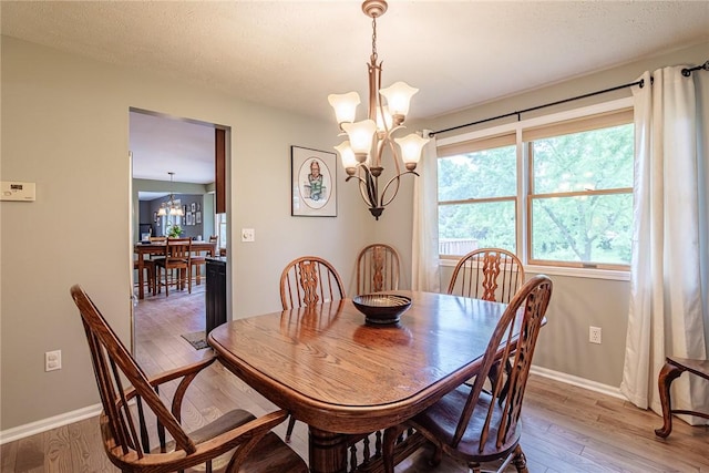 15 Chesapeake Lndg, Henrietta, NY 14586 - dining space featuring a chandelier and light wood-style floors