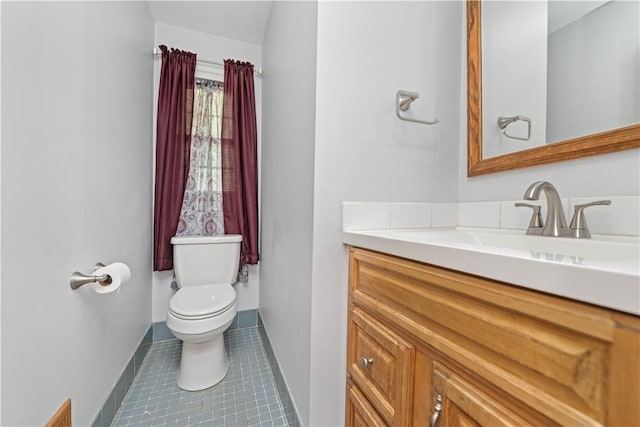 99 Dorian Ln, Greece, NY 14626 - half bathroom featuring vanity and tile patterned flooring