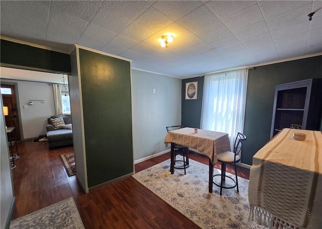 37 Pulaski St, Auburn, NY 13021 - dining area with crown molding and wood finished floors