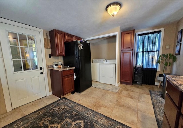 37 Pulaski St, Auburn, NY 13021 - laundry area featuring washing machine and dryer and light tile patterned floors