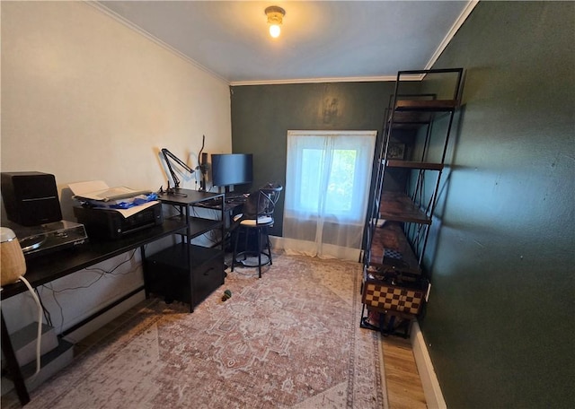 37 Pulaski St, Auburn, NY 13021 - office space featuring ornamental molding and wood finished floors