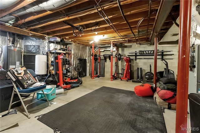 3 Keph Dr Unit 3, Amherst, NY 14228 - workout room featuring gas water heater