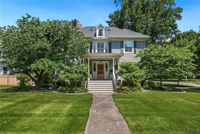 49 Academy St, Skaneateles, NY 13152 - view of front facade with a porch