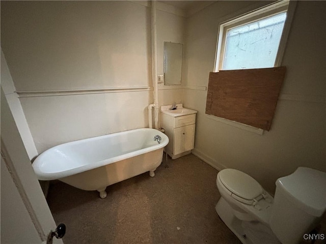 1011 Carbon St Unit 2, Syracuse, NY 13208 - full bathroom with a freestanding tub and vanity