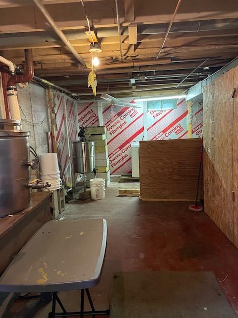 1571 State Highway 7, Afton, NY 13730 - unfinished below grade area featuring water heater