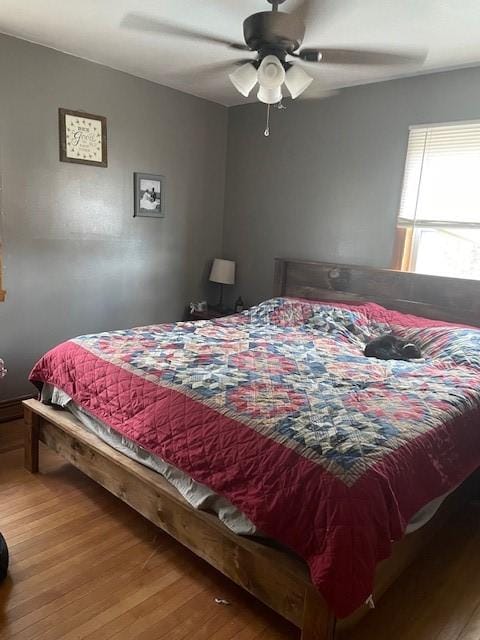1571 State Highway 7, Afton, NY 13730 - bedroom featuring light wood-style floors and ceiling fan