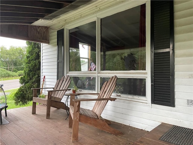 1571 State Highway 7, Afton, NY 13730 - view of wooden terrace