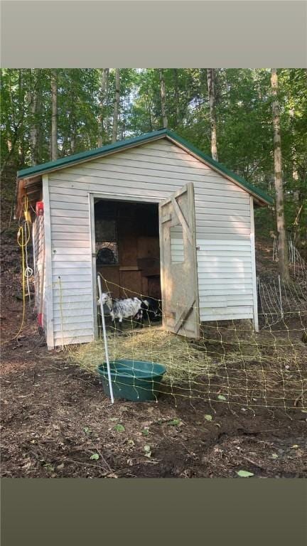 1571 State Highway 7, Afton, NY 13730 - view of shed featuring view of wooded area