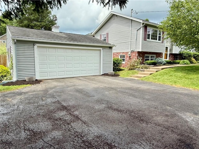 5 Riverside Ave, Oneonta, NY 13820 - view of side of home featuring a chimney and a lawn