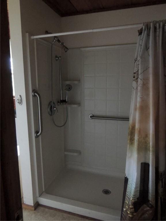 751 County Rd 17, Bainbridge, NY 13733 - bathroom featuring a stall shower