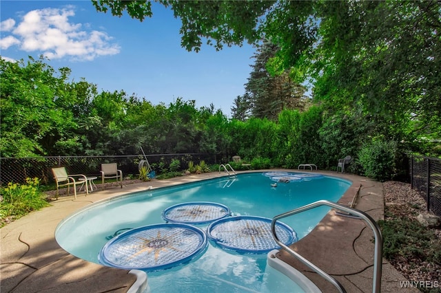 3410 Bullis Rd, Elma, NY 14059 - view of pool with a fenced backyard and a patio area