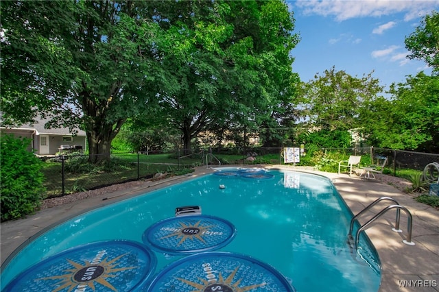 3410 Bullis Rd, Elma, NY 14059 - view of pool featuring view of wooded area