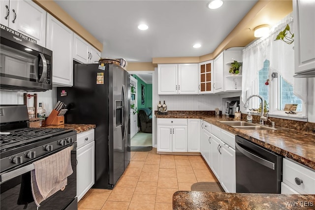3410 Bullis Rd, Elma, NY 14059 - kitchen featuring gas range oven, dishwasher, white cabinetry, and recessed lighting