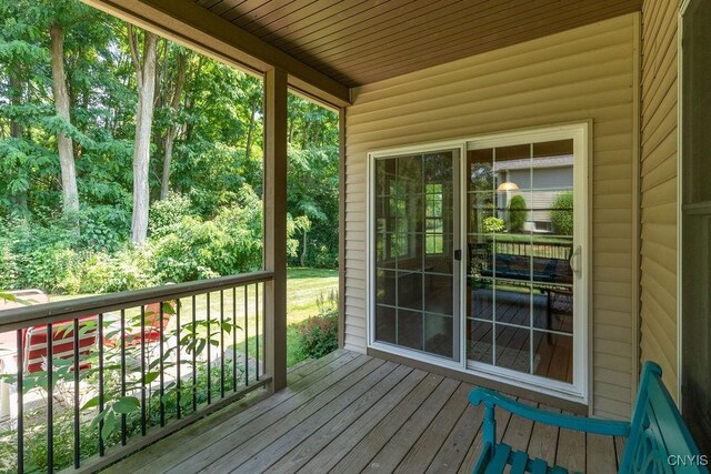 8449 Newbury Pl, Clay, NY 13041 - view of deck