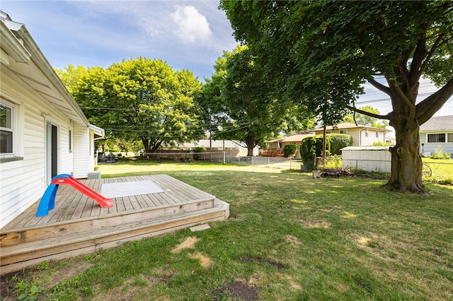 118 Fern Castle Dr, Irondequoit, NY 14622 - view of yard with a deck
