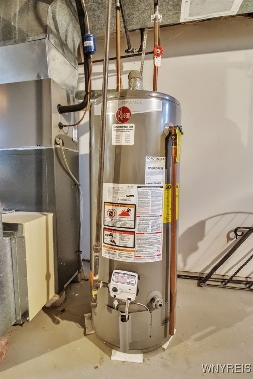 150 S Union Rd Unit 123, Amherst, NY 14221 - utility room with gas water heater