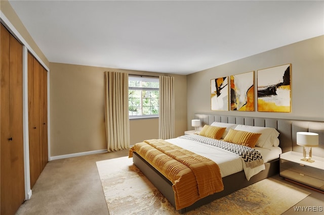 150 S Union Rd Unit 123, Amherst, NY 14221 - bedroom with light carpet and a closet