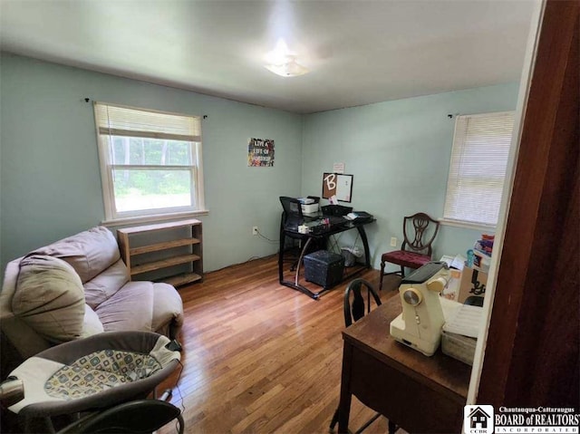 960 Peterson Rd, Carroll, NY 14738 - office with wood finished floors