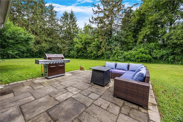 200 Audubon Rd, Manlius, NY 13066 - view of patio featuring outdoor lounge area and area for grilling