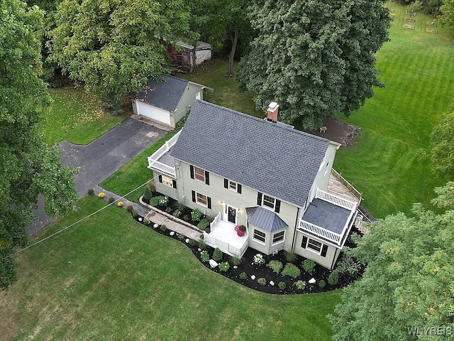 10448 Clarence Center Rd, Clarence, NY 14031 - view from above of property