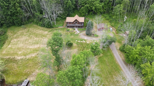817 Flax Island Rd, Otego, NY 13825 - view from above of property