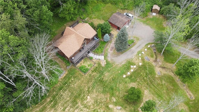 817 Flax Island Rd, Otego, NY 13825 - view from above of property