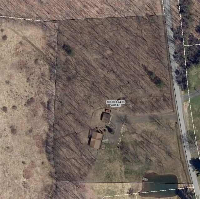 817 Flax Island Rd, Otego, NY 13825 - map / location with property boundaries highlighted