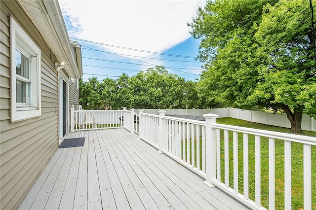 209 Thompson Rd, Henrietta, NY 14623 - deck featuring a fenced backyard
