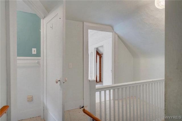 7709 Olean Rd, Holland, NY 14080 - corridor with lofted ceiling