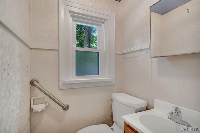 7709 Olean Rd, Holland, NY 14080 - half bathroom featuring toilet and vanity