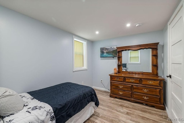 9184 Newcomb Rd, Evans, NY 14006 - bedroom featuring wood finished floors and recessed lighting