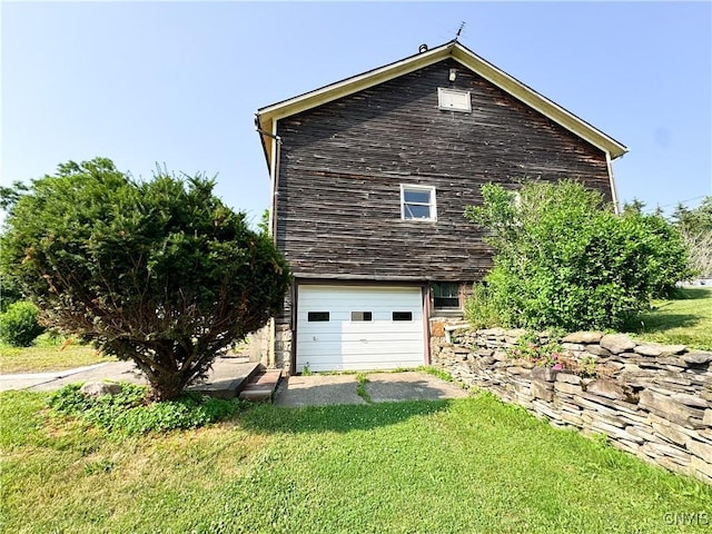 1155 County Route 53, Scriba, NY 13126 - view of property exterior with a garage and a yard